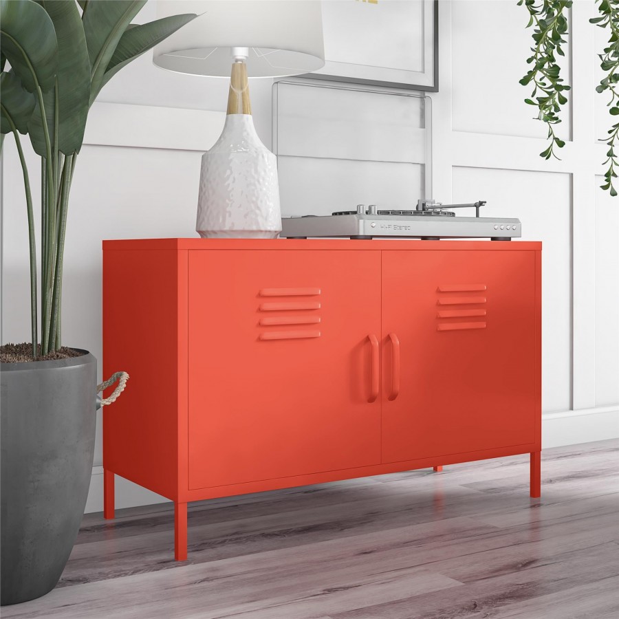 Novogratz Cache Metal Locker Accent Cabinet